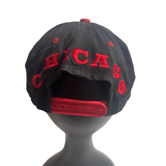 Chicago Bullies NBA Red and Black Snapback Hat - Picture 6 of 11